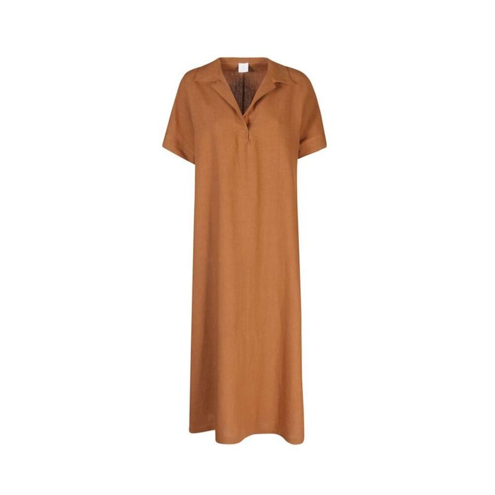 ELEVENTY Women's Linen Shirt Dress Women TERRACOTTA Dresses